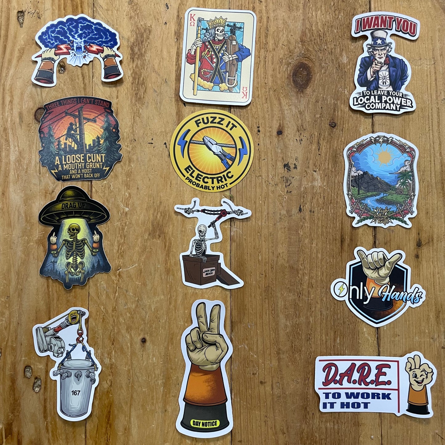 Entire HVT Sticker Pack