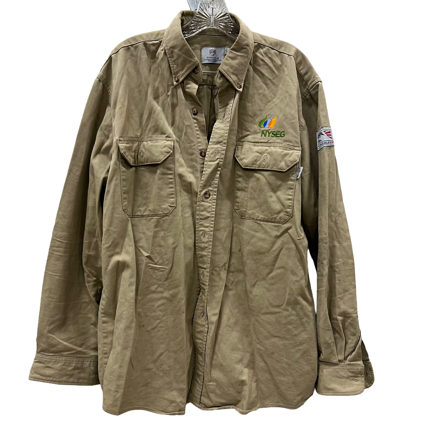 Large Regular Button Up